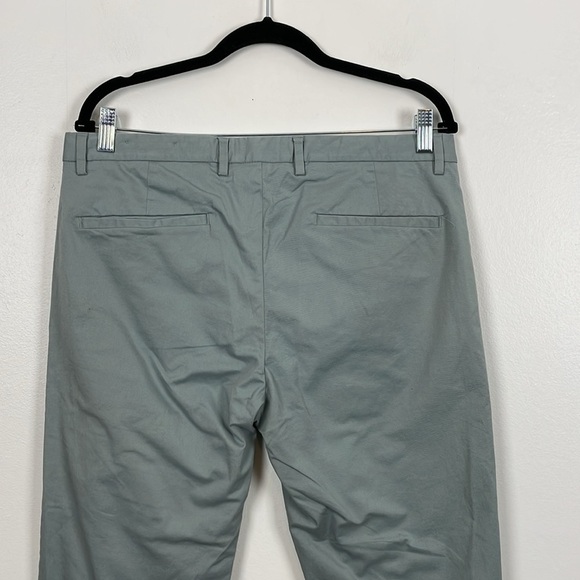 M&S Autograph Mens 34/31 Chino Trousers Slim Fit 4 Pocket Blue Casual Pants - Picture 7 of 10